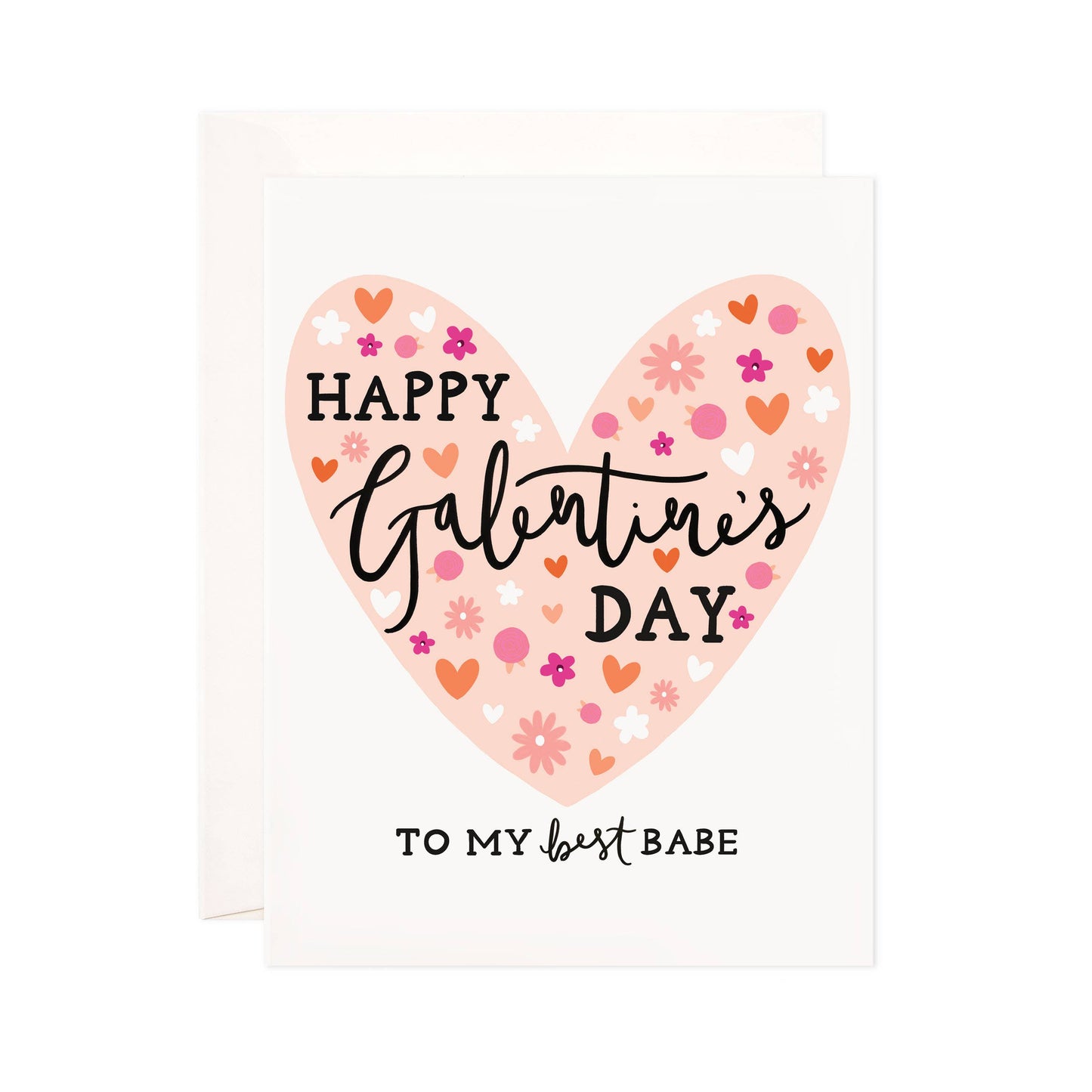 Greeting Card - Best Babe Galentines