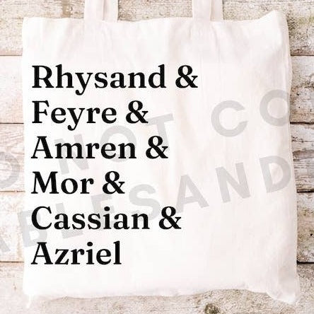 Tote Bag - SJM - ACOTAR Names List