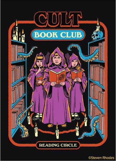 CULT book club….reading circle Magnet