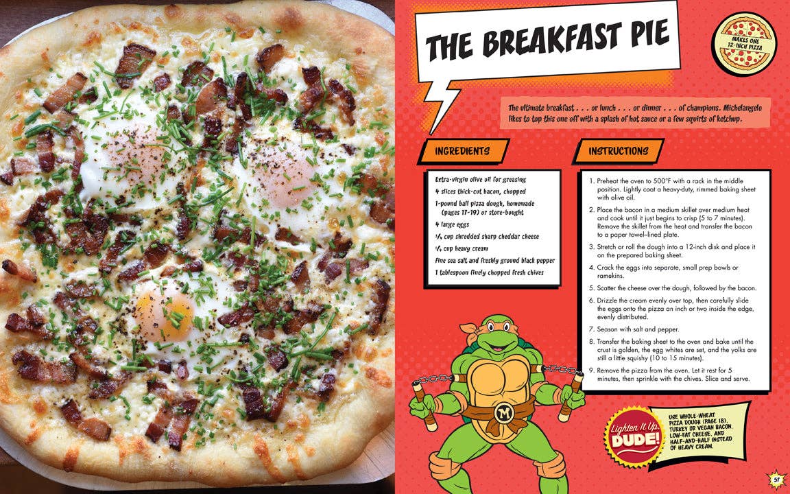 The Teenage Mutant Ninja Turtles Pizza Cookbook