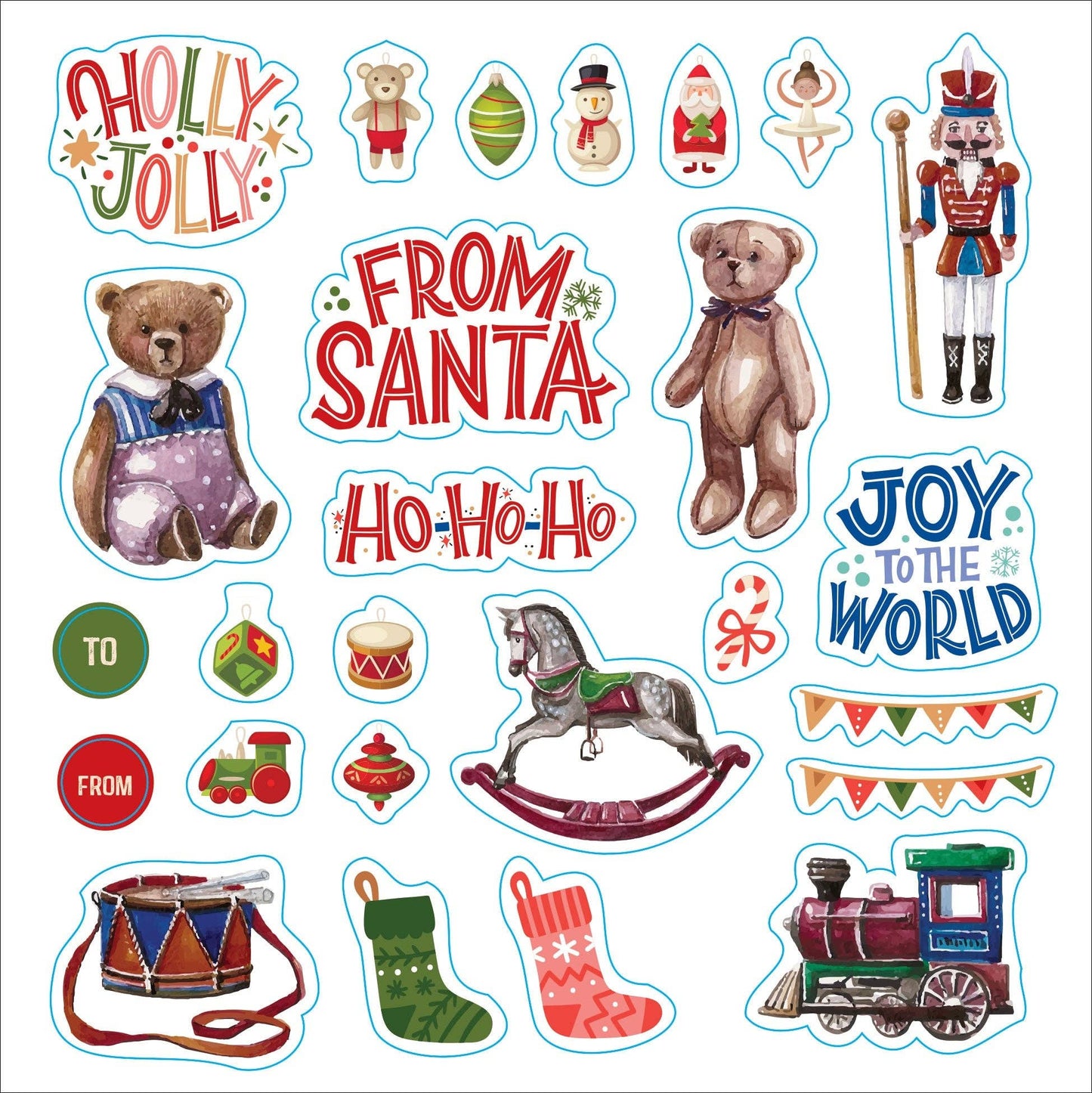 Sticker Book - Merry & Bright Christmas!