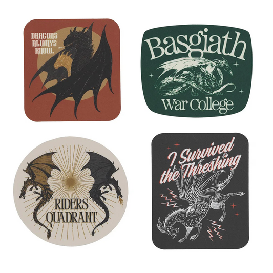 Fourth Wing - Dragon Rider Stickers - Set of 4