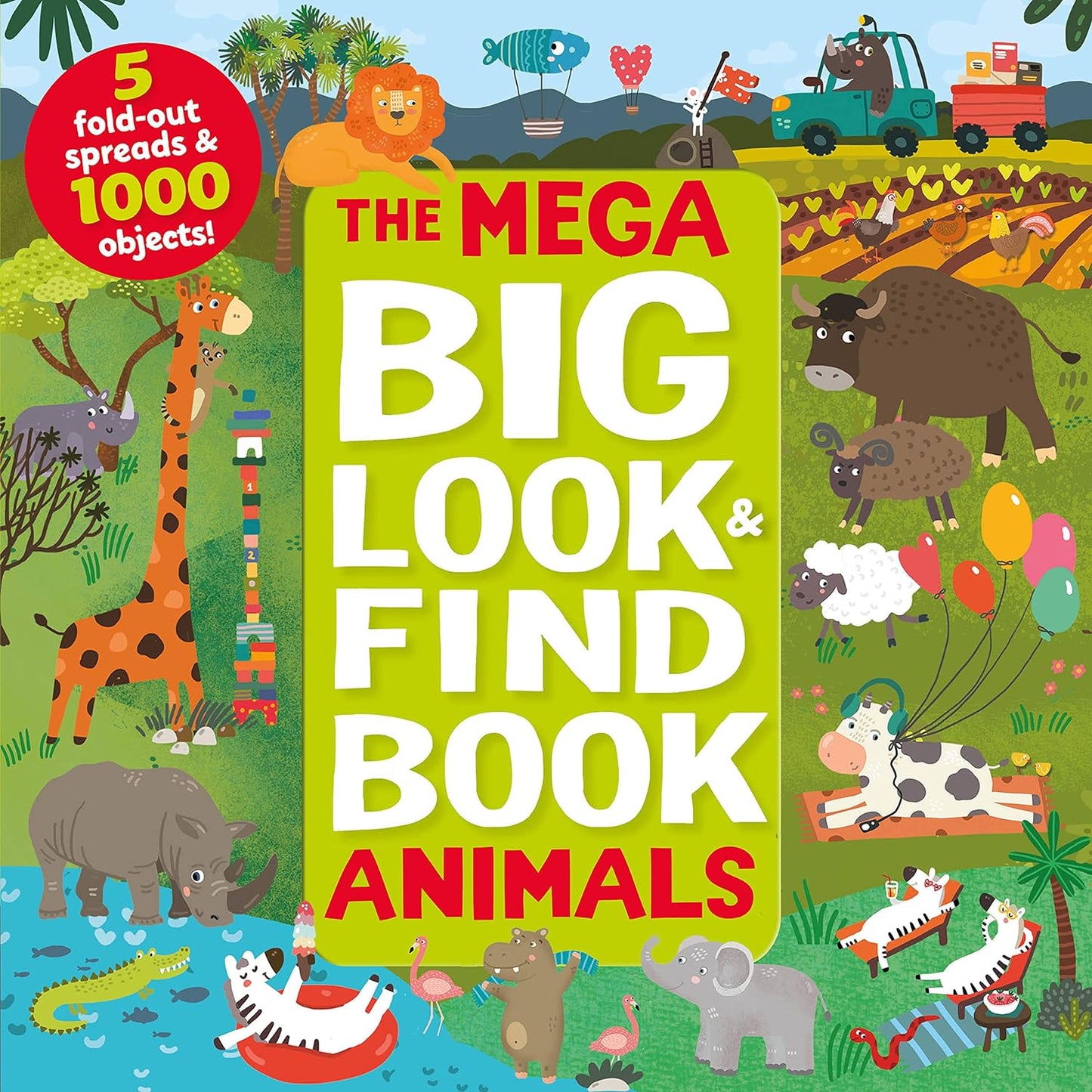 Mega Big Look and Find Animals (Look & Find)