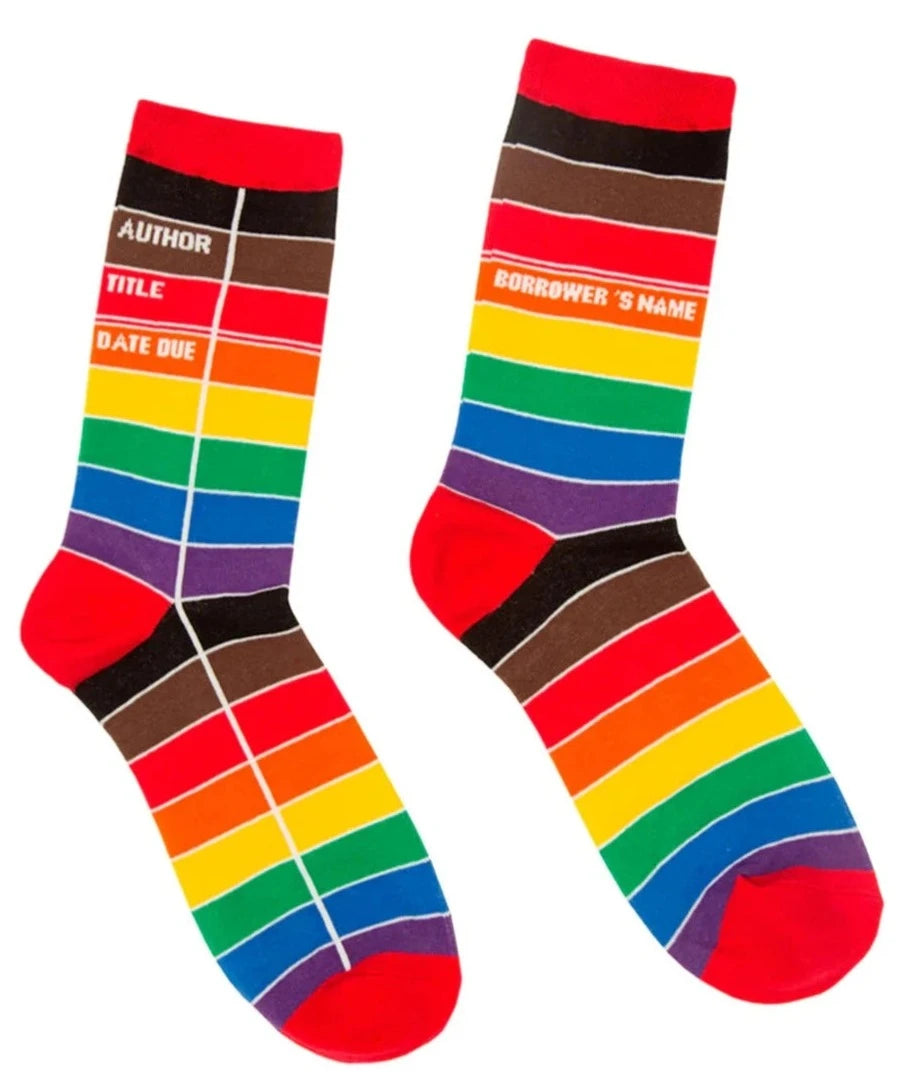 Socks - Library Card Pride