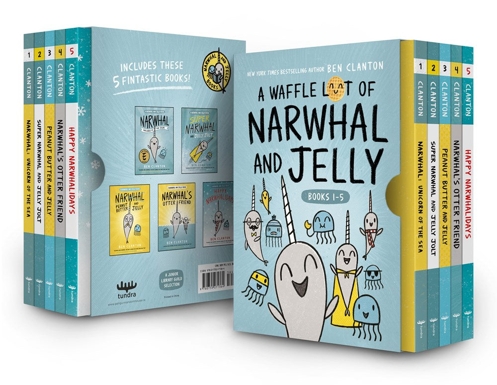 A Waffle Lot Of Narwhal And Jelly (Books1-5)