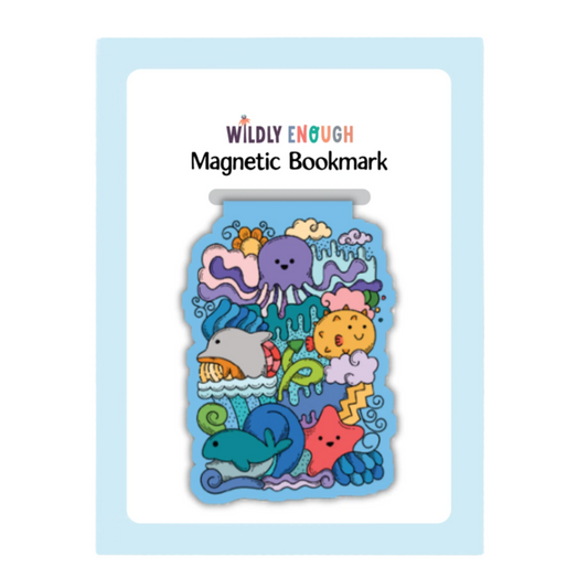 Magnetic Bookmark - Happy Sea Life Pile