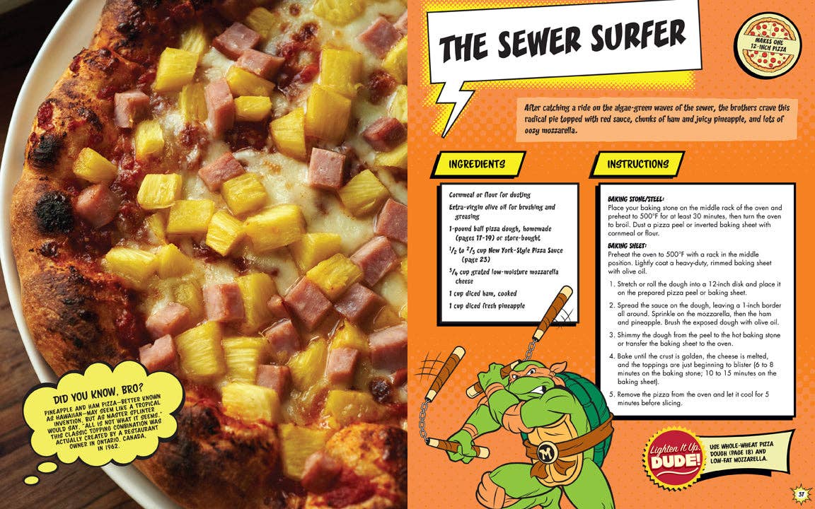 The Teenage Mutant Ninja Turtles Pizza Cookbook