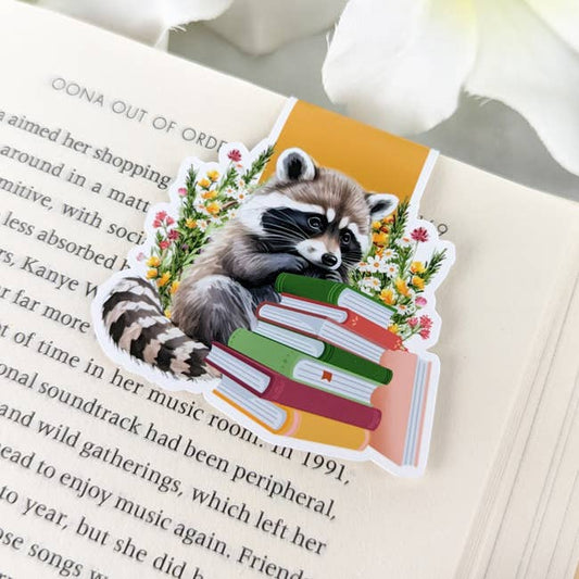 Magnetic Bookmark - Raccoon