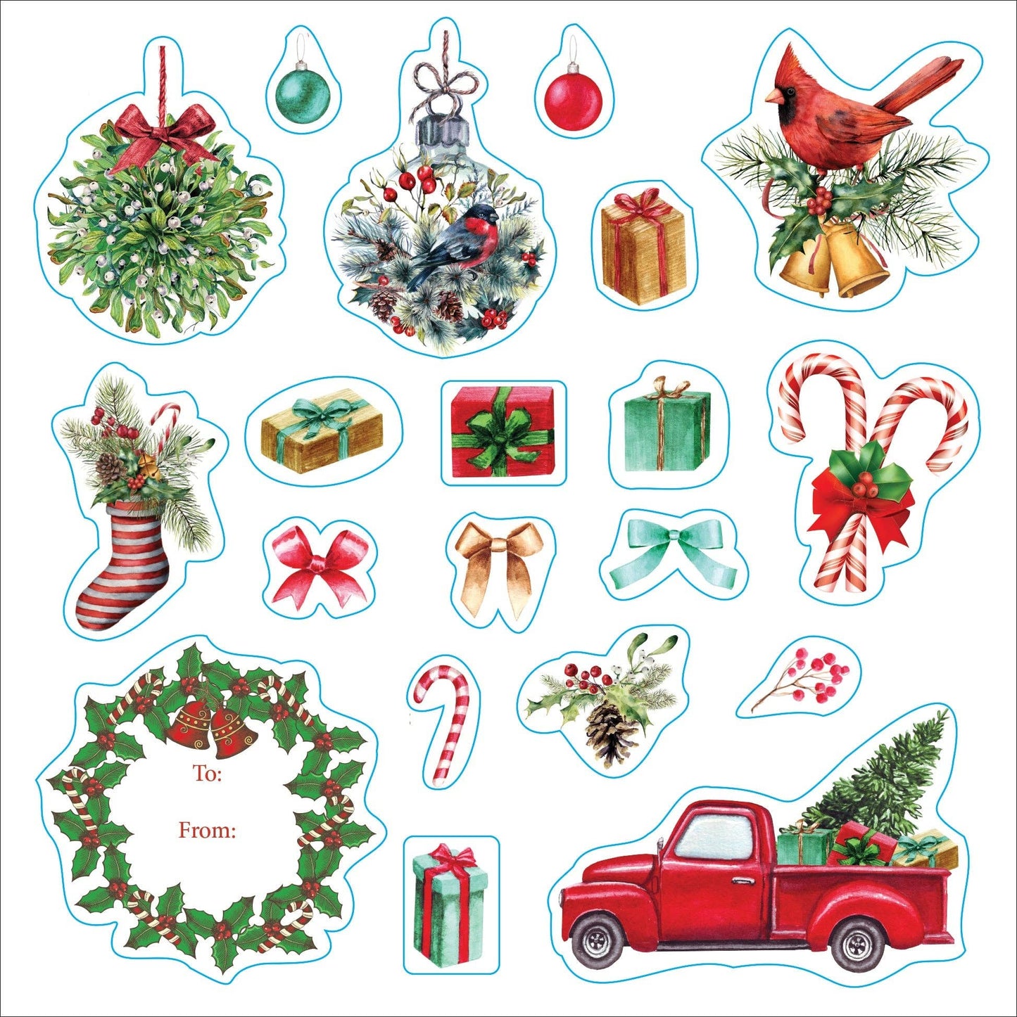 Sticker Book - Merry & Bright Christmas!