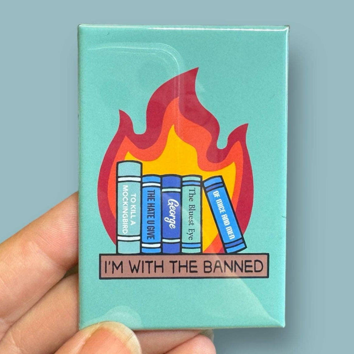 I'm with the Banned Rectangle Magnet