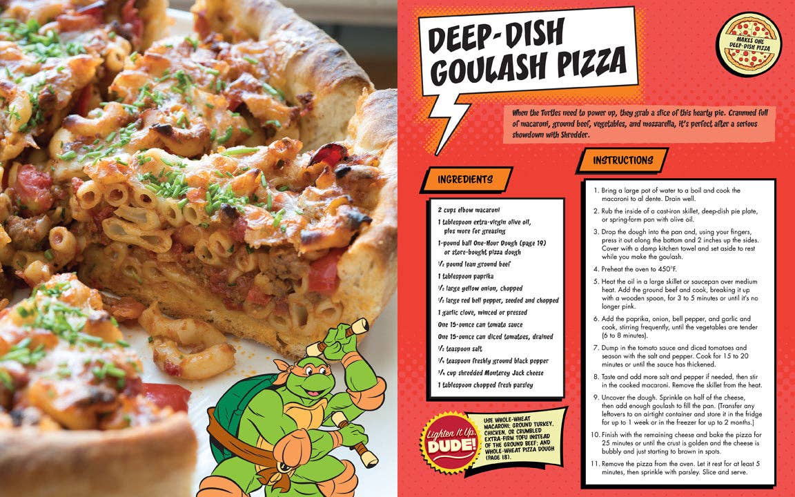 The Teenage Mutant Ninja Turtles Pizza Cookbook