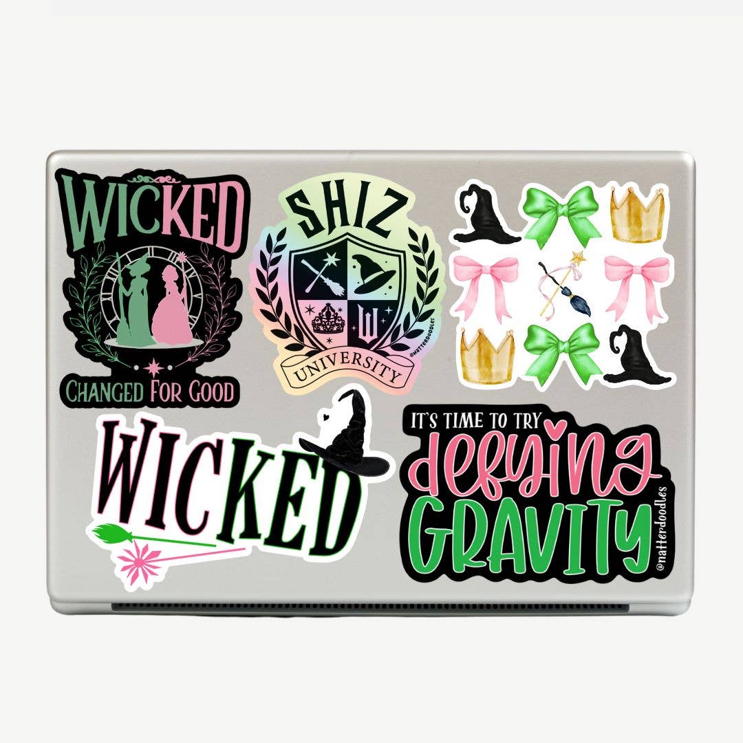 Defying Gravity Wicked Elphaba Movie Musical Vinyl Sticker