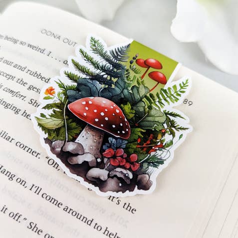 Magnetic Bookmark - Mushroom