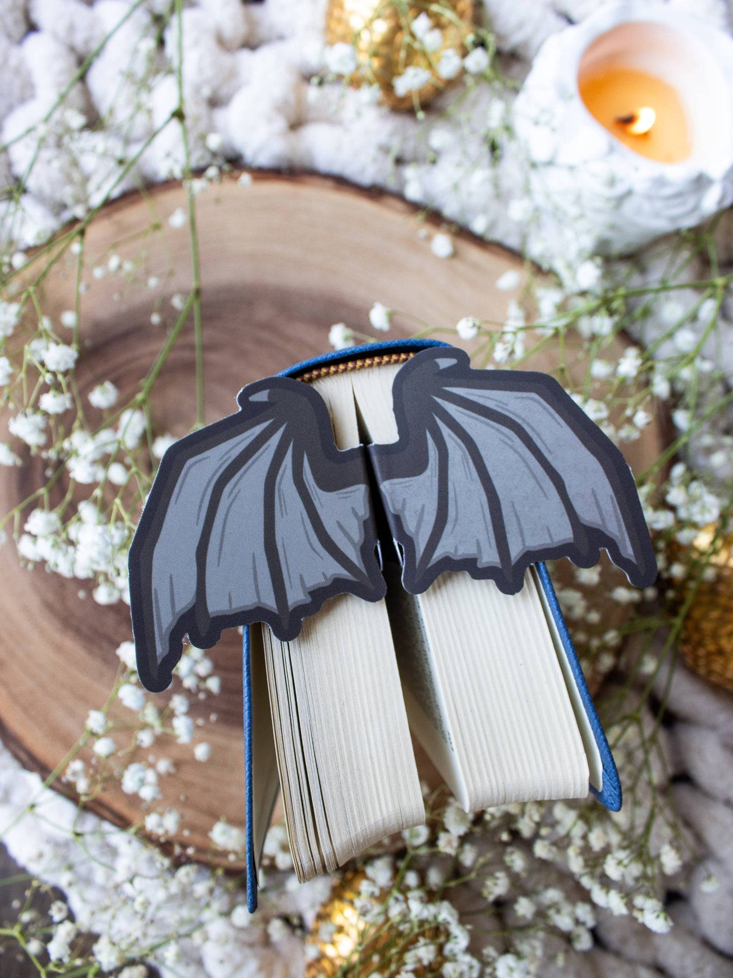 3D Bat Wings Bookmark