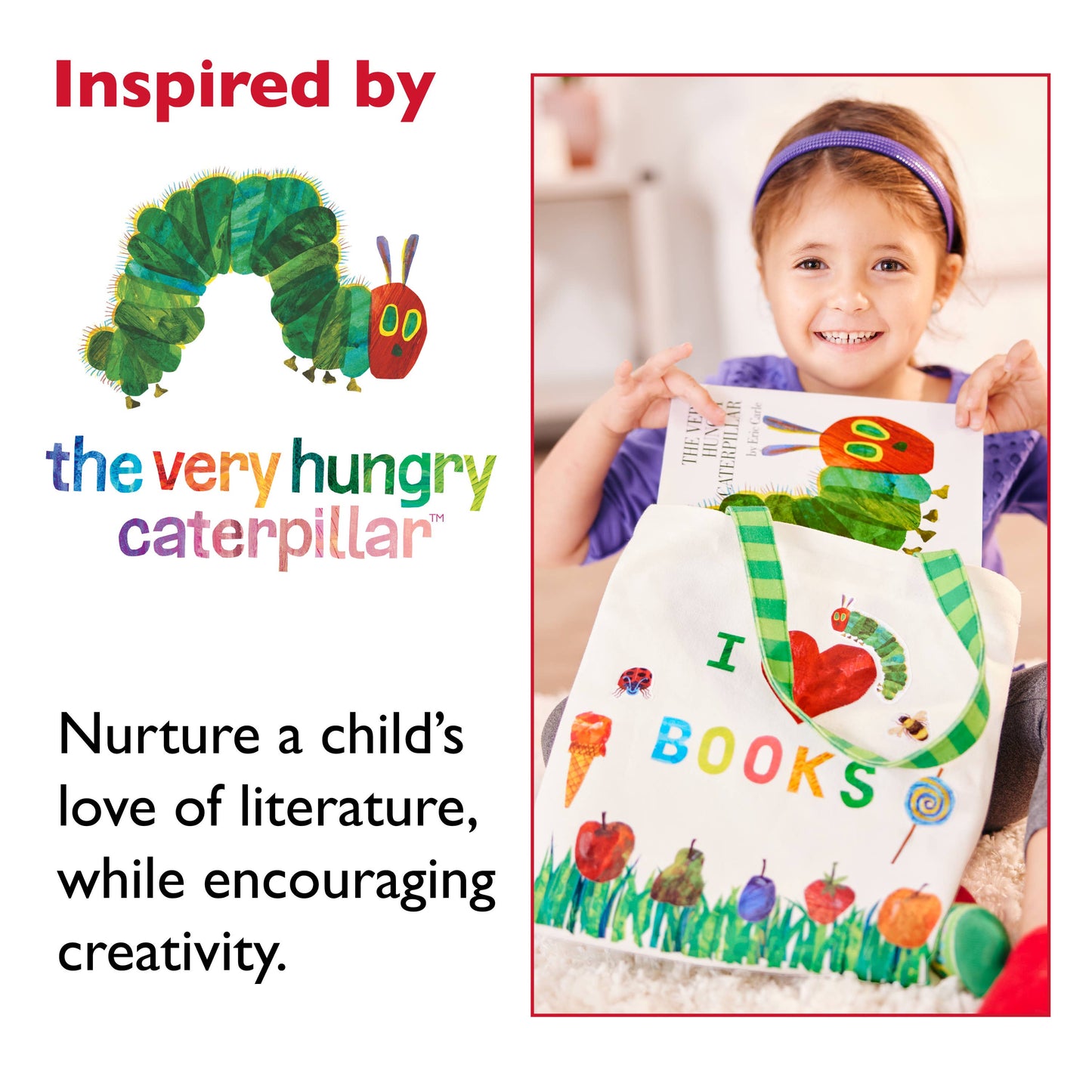 The Very Hungry Caterpillar My Book Tote Craft Kit