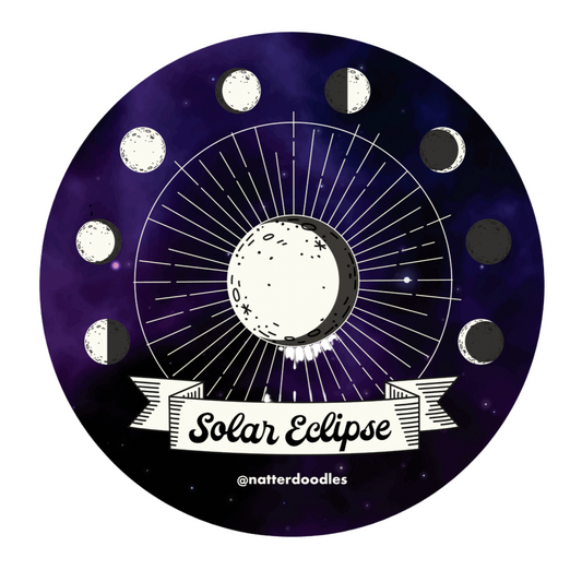 Total Solar Eclipse Waterproof Sticker