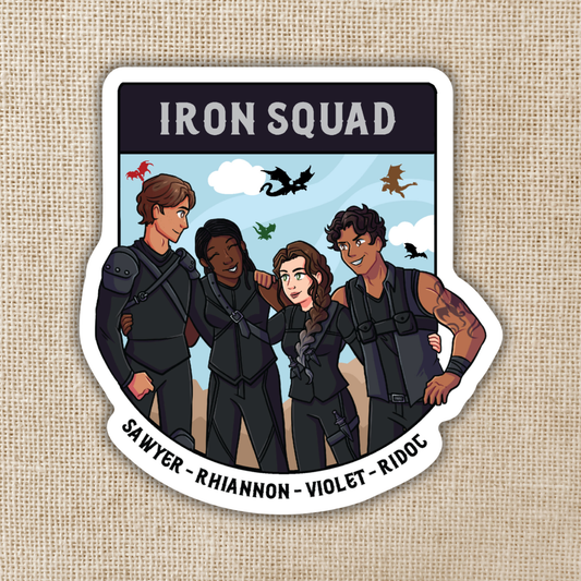 Fourth Wing - Iron Squad Sticker