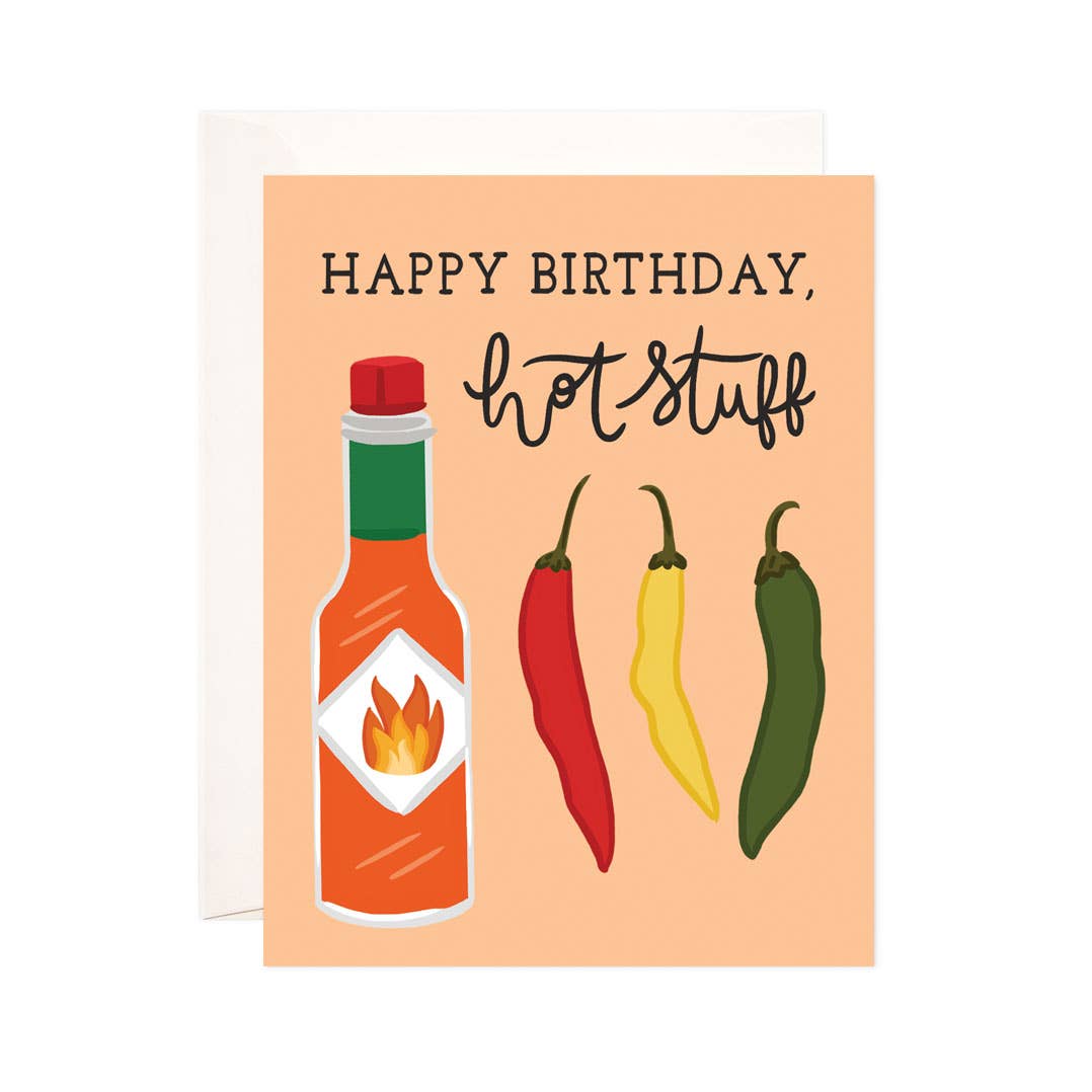 Greeting Card - Happy Birthday, Hot Stuff