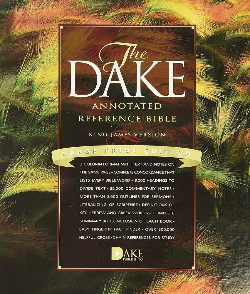 Dake Annotated Reference Bible-KJV-Large Print cover image