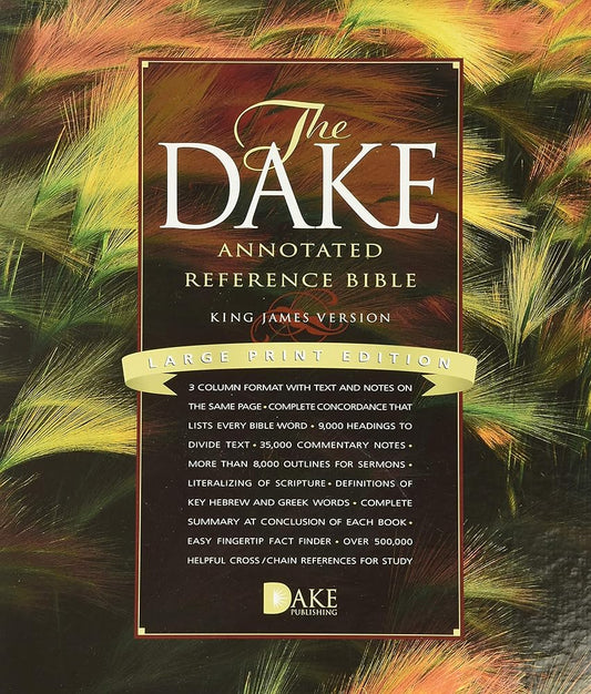 Dake Annotated Reference Bible-KJV-Large Print cover image