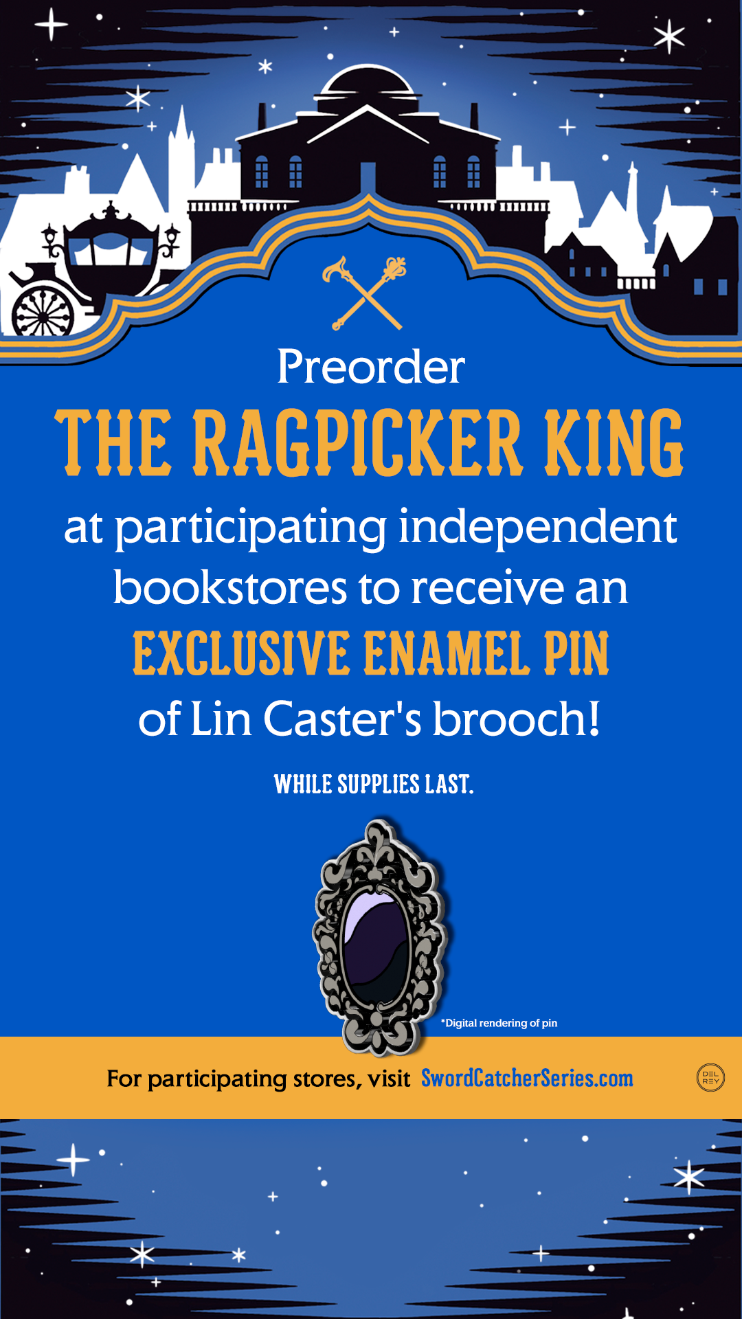 The Ragpicker King (The Chronicles of Castellane) - PREORDER, release 3/4/2025 - Free Pin