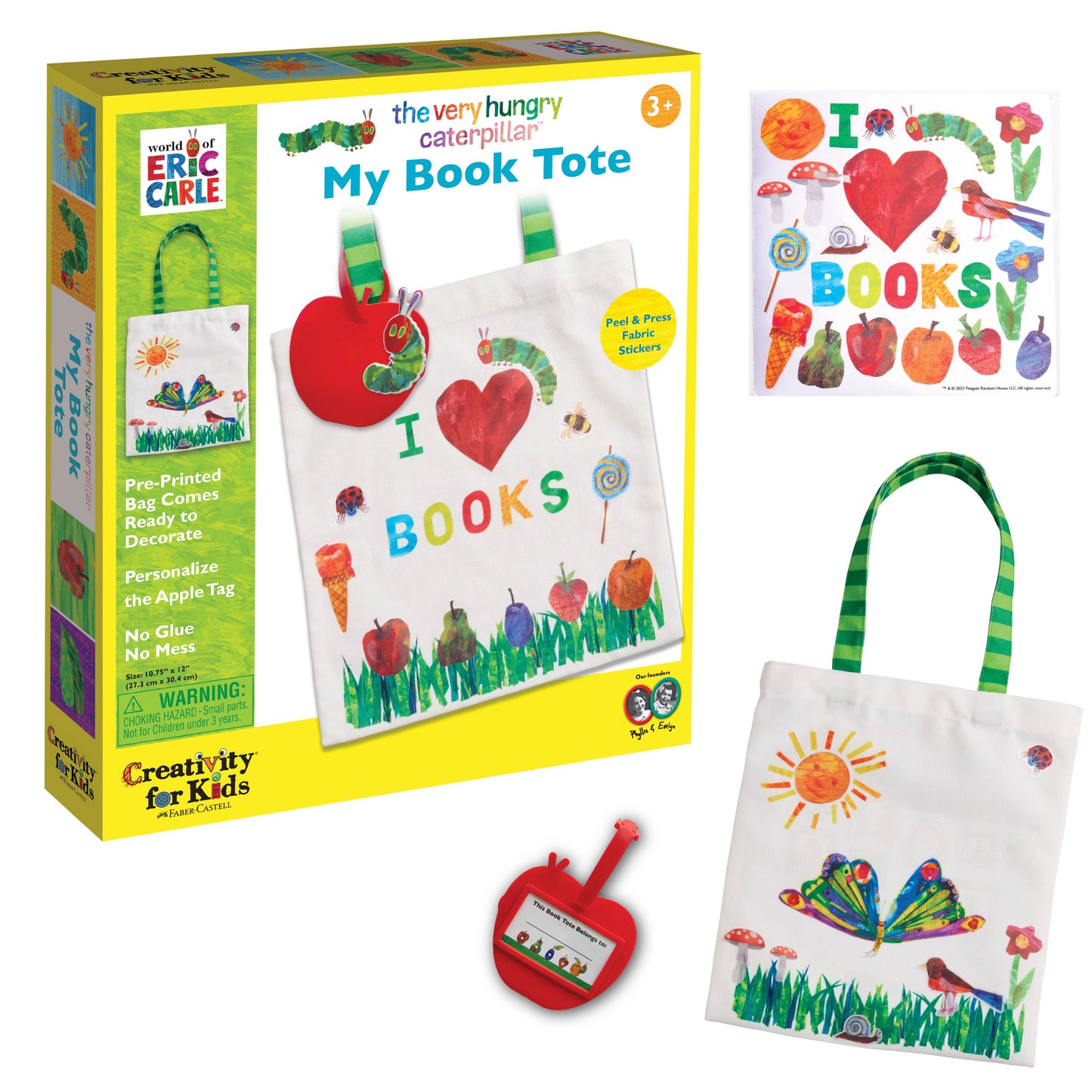 The Very Hungry Caterpillar My Book Tote Craft Kit