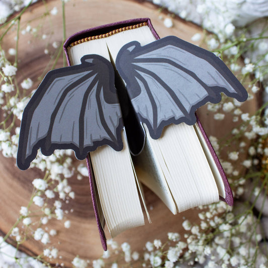 3D Bat Wings Bookmark