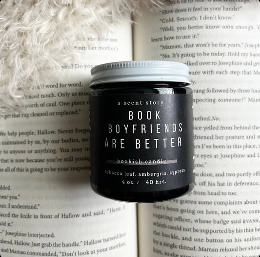 Candle - Book Boyfriends Are Better