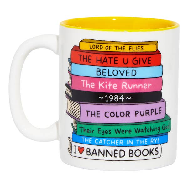 Mug- I Heart Banned Books