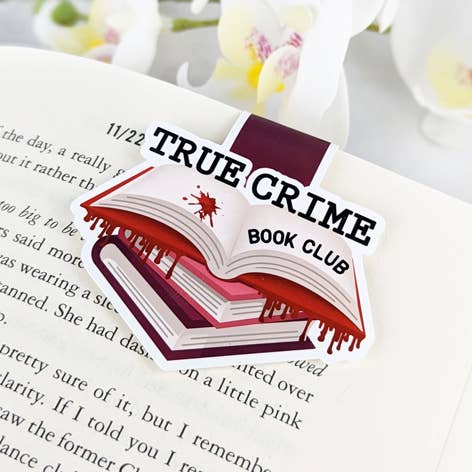 Magnetic Bookmark - True Crime Book Club