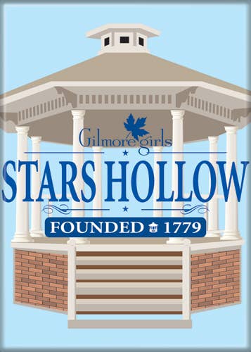 Gilmore Girls Stars Hollow Magnet 2.5" x 3.5"