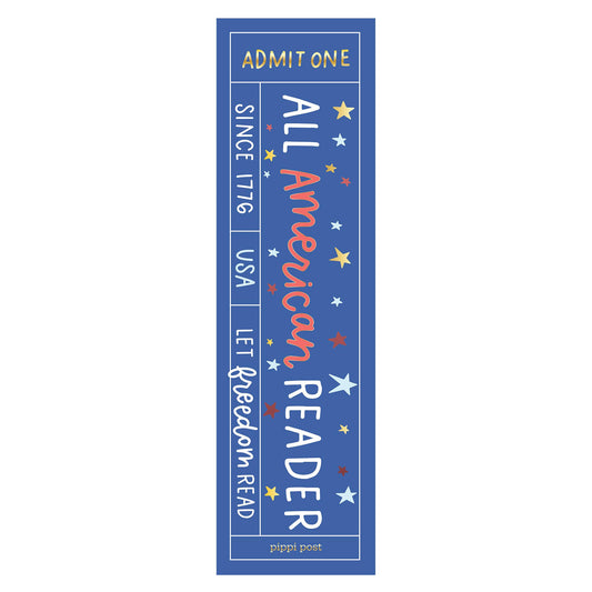 All American Reader Transparent Bookmark