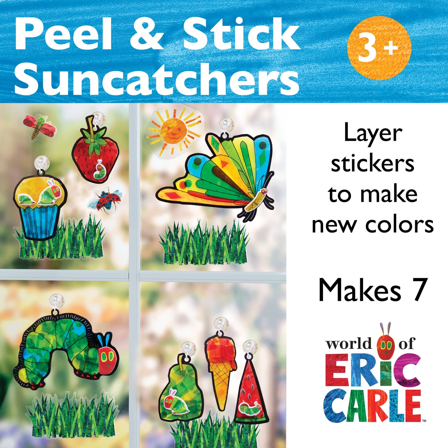 The Very Hungry Caterpillar Sticker Suncatchers Craft Kit