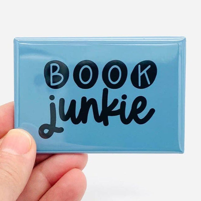 Book Junkie Rectangle Magnet