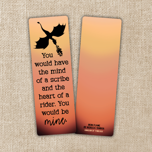 Iron Flame - Mind of a Scribe Bookmark