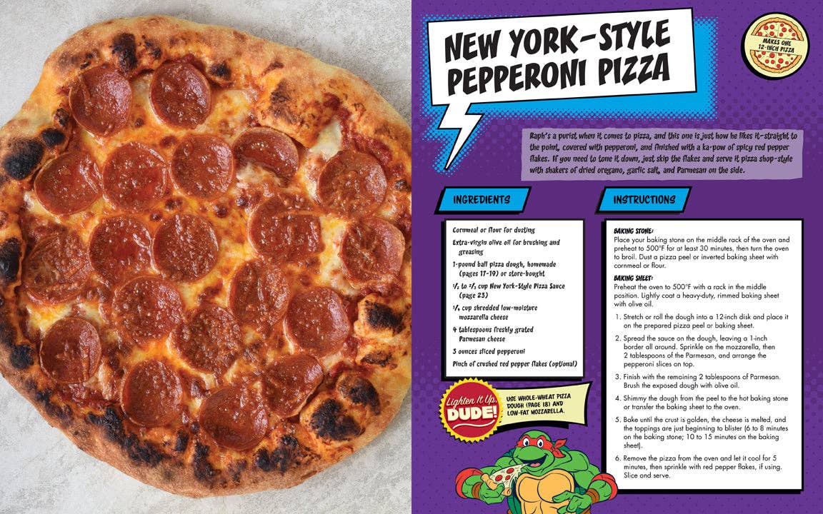 The Teenage Mutant Ninja Turtles Pizza Cookbook