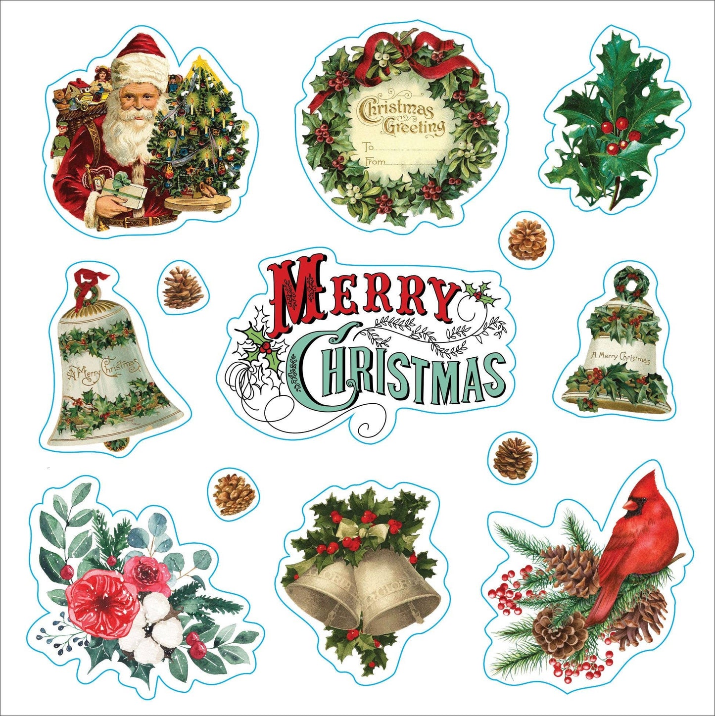 Sticker Book - Merry & Bright Christmas!