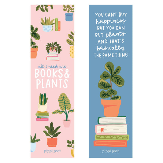 All I Need Are Books and Plants Bookmark Set