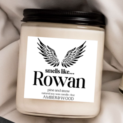 Candle - SJM - Throne of Glass - Smells Like Rowan - Soy