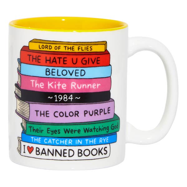 Mug- I Heart Banned Books