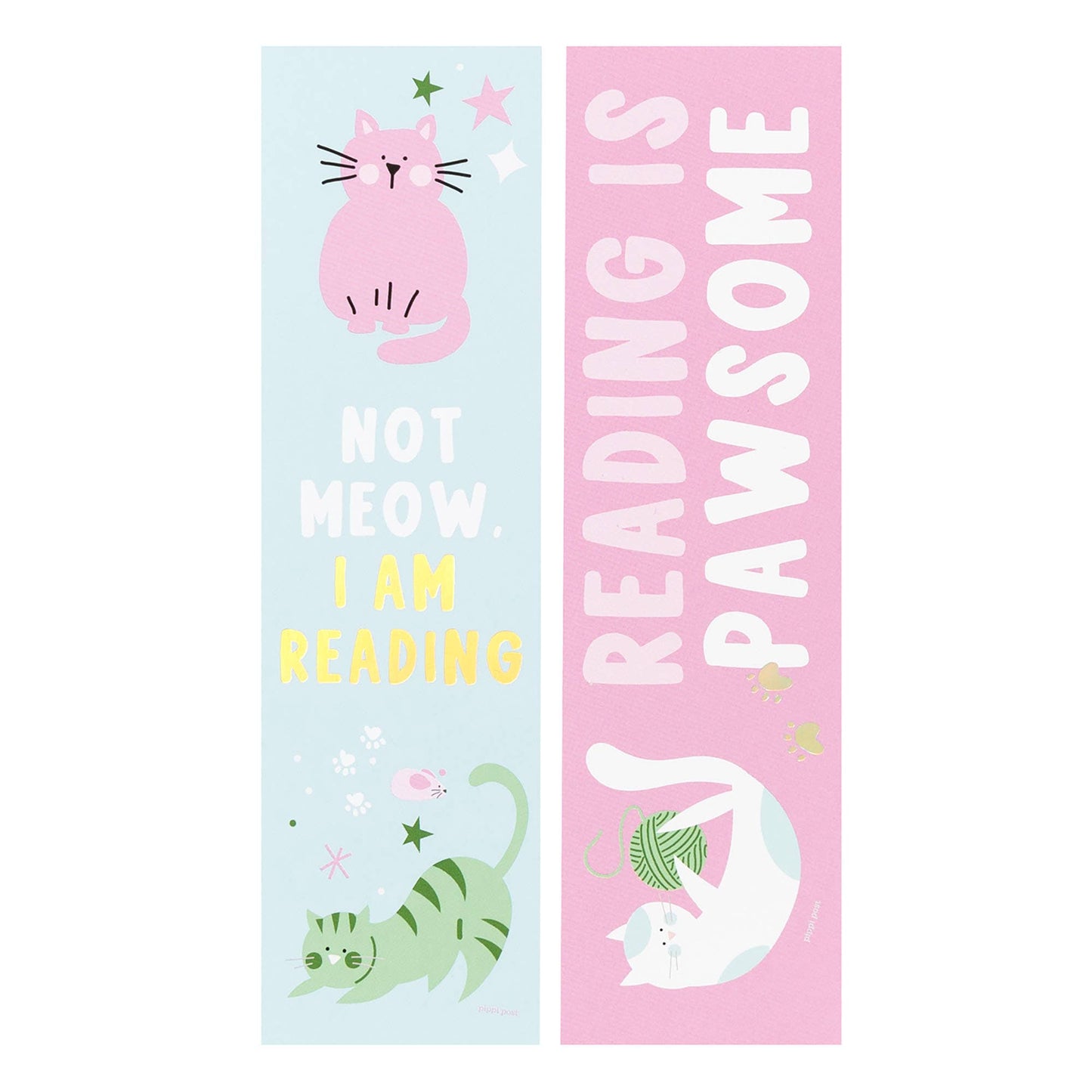 Reading Is Pawsome Bookmark Set